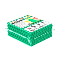 Мешки для мусора 160 л, зеленые, в пачке 10 шт., ПВД, 40 мкм, 900х1100 мм, i-Bag в Аксае