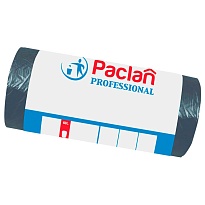 Мешки для мусора 60 л, черные, в рулоне 50 шт., ПНД, 6,2 мкм, 800х600 мм, PACLAN Professional, 604078 в Аксае