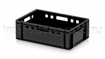 Ящик для мяса и колбасных изделий Е-2 черный в Аксае Ящик для мяса и колбасных изделий Е-2 черный в Аксае