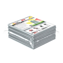 Мешки для мусора 160 л, светло-серые, в пачке 10 шт., ПВД, 40 мкм, 900х1100 мм, i-Bag в Аксае